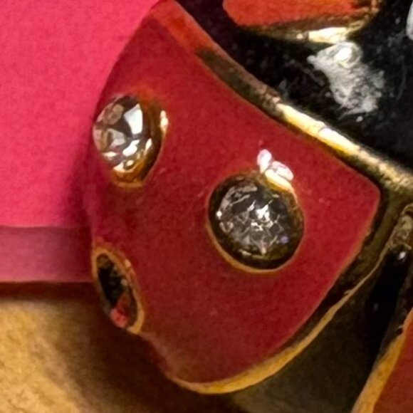 Betsey Johnson Ladybug Stud Earrings - Picture 5 of 7